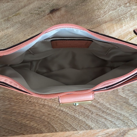 COACH Kristin Leather Top Handle Pouch - Picture 7 of 10